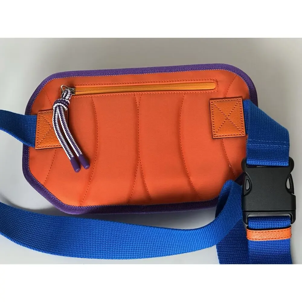 Gucci GG Logo Nylon Belt Bag Multicolor 752102 Size 90 (36) Italy New
